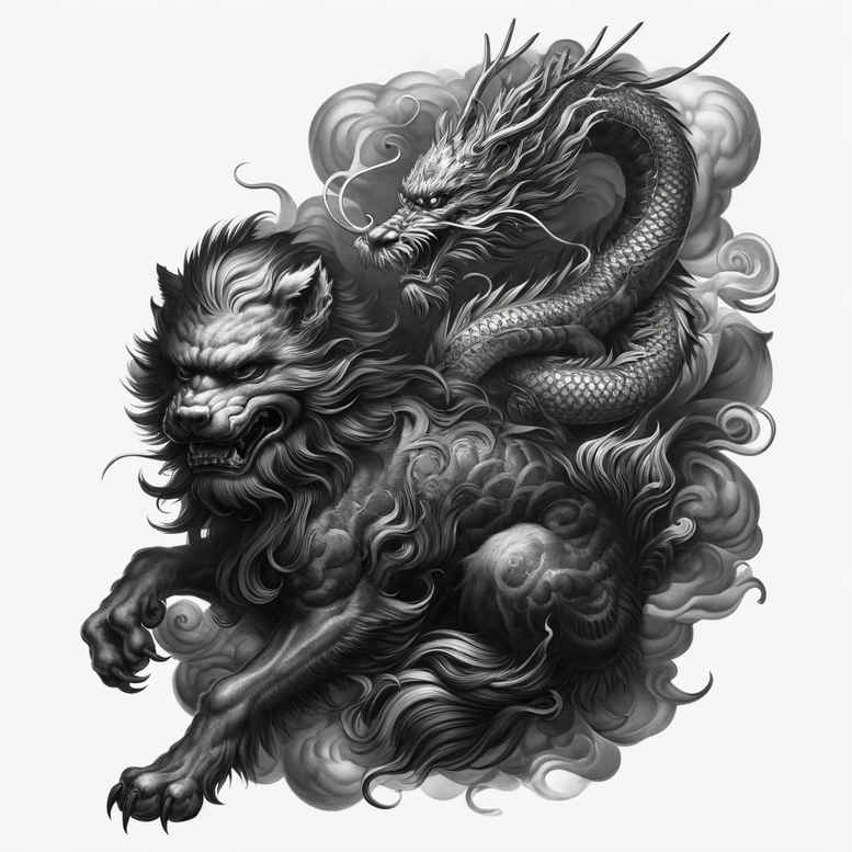 other-asia tattoo design ideas Surrealism juxtaposition natural elements for neck