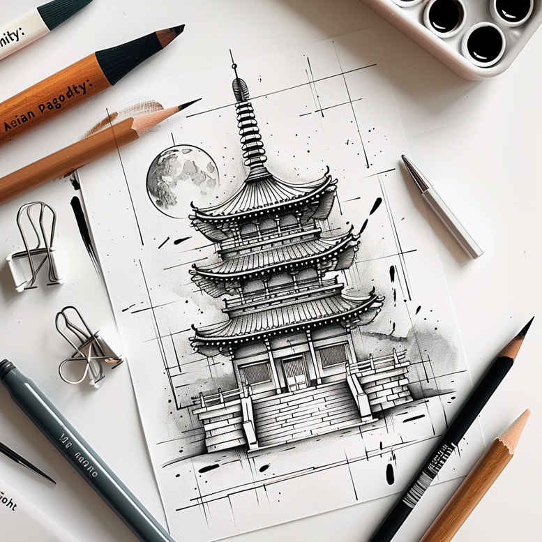 other-asia tattoo design ideas saturated hues sacred symbolising strength