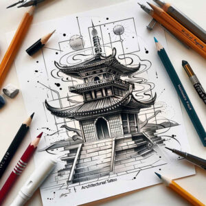 other-asia tattoo design ideas Realism realistic structure samurai for inner arm