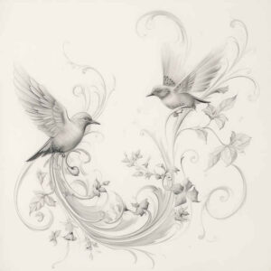3d-bird-tattoo – tattoo design ideas free ai generated – neotraditional-clean-fill – for-scapula – Gallery: other-birds-inkby-ai