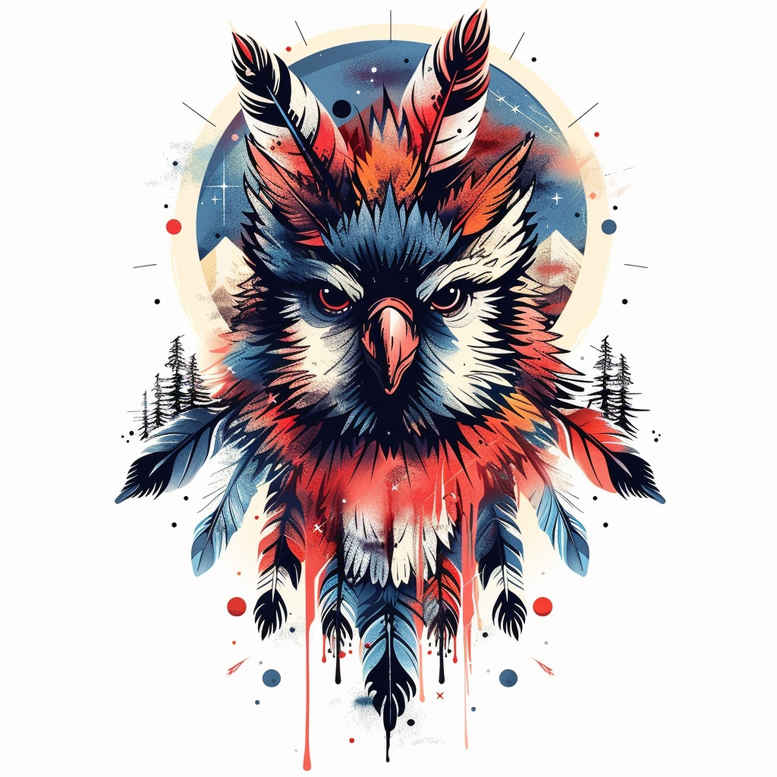 3d-bird-tattoo – tattoo design ideas free ai generated – realism-visual-accuracy – for-full-back – Gallery: other-birds-inkby-ai