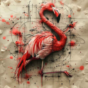 artistic-bird-tattoo – tattoo design ideas free ai generated – neotraditional-rich-shading – for-spine – Gallery: other-birds-inkby-ai