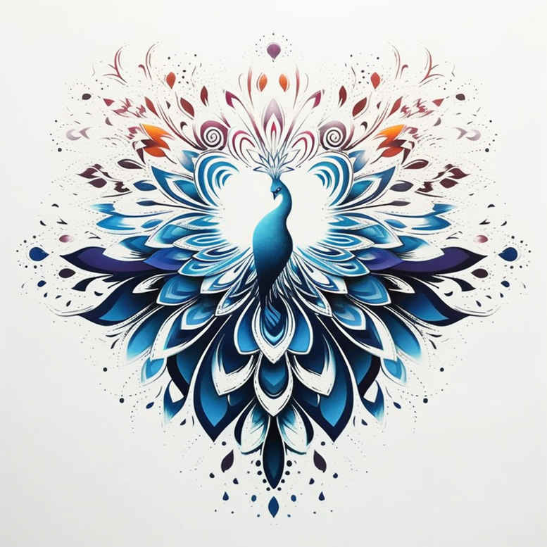 bird-contour-tattoo – tattoo design ideas free ai generated – neotraditional-layered-fill – for-foot – Gallery: other-birds-inkby-ai