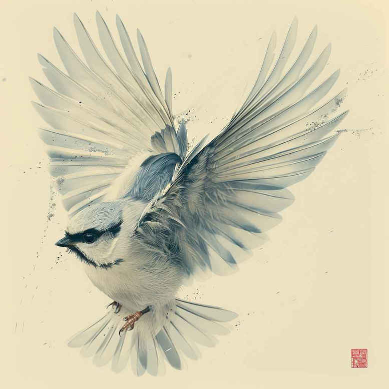 bird-dot-tattoo – tattoo design ideas free ai generated – surrealism-fantastical – for-side-torso – Gallery: other-birds-inkby-ai