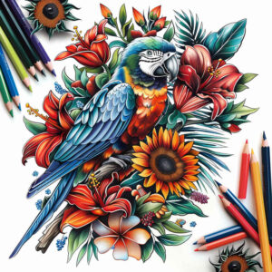 bird-of-prey-tattoo – tattoo design ideas free ai generated – surrealism-psychological-depth – for-thigh – Gallery: other-birds-inkby-ai