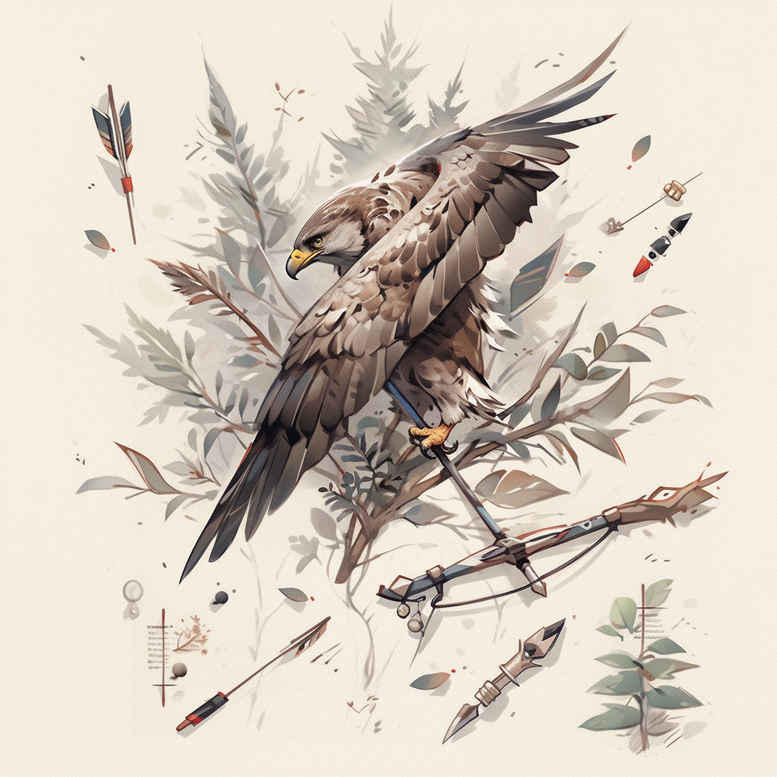 bird-shadow-tattoo – tattoo design ideas free ai generated – neotraditional-balanced-tones – for-hand – Gallery: other-birds-inkby-ai
