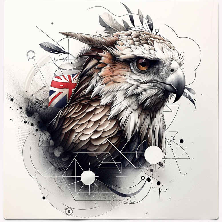 bird-symbol-tattoo – tattoo design ideas free ai generated – neotraditional-subtle-tone – for-triceps – Gallery: other-birds-inkby-ai
