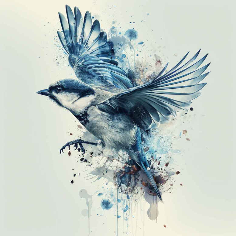 bird-symbol-tattoo – tattoo design ideas free ai generated – realism-anatomical-accuracy – for-palm – Gallery: other-birds-inkby-ai