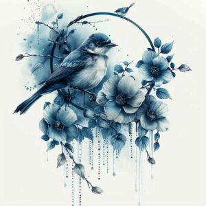 bird-symbol-tattoo – tattoo design ideas free ai generated – realism-visual-truth – for-back-of-neck – Gallery: other-birds-inkby-ai