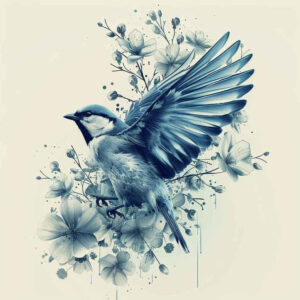 bird-tattoo – tattoo design ideas free ai generated – neotraditional-decorative-detail – for-chest – Gallery: other-birds-inkby-ai