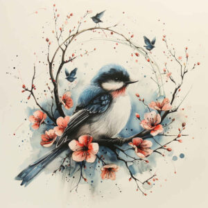 bird-tattoo – tattoo design ideas free ai generated – realism-moist-gloss – for-outer-arm – Gallery: other-birds-inkby-ai