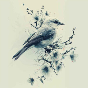 bird-wave-tattoo – tattoo design ideas free ai generated – neotraditional-classic-motifs – for-back – Gallery: other-birds-inkby-ai