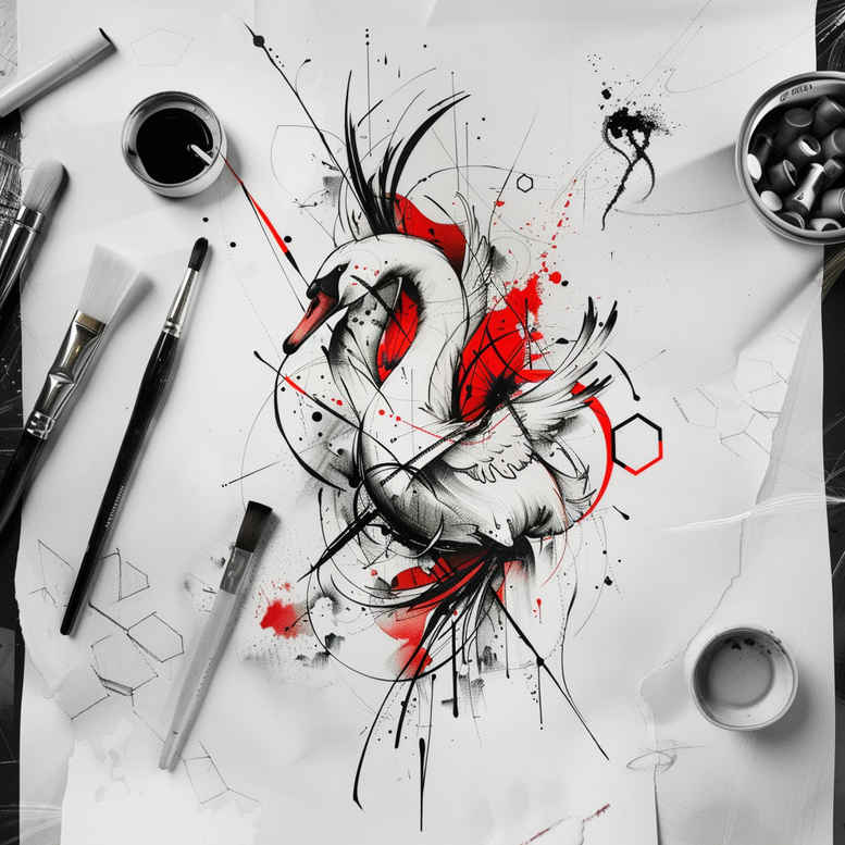 energy-bird-tattoo – tattoo design ideas free ai generated – neotraditional-artful-color – for-ribs – Gallery: other-birds-inkby-ai