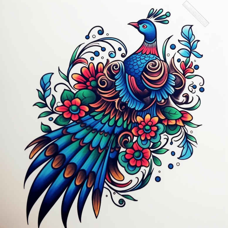 fine-detail-bird-tattoo – tattoo design ideas free ai generated – realism-dynamic-shadows – for-wrist-side – Gallery: other-birds-inkby-ai