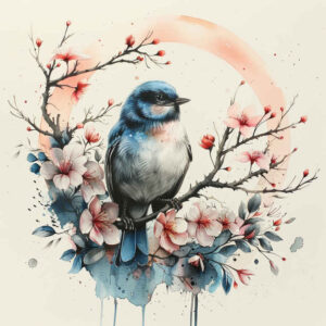 fine-line-bird-tattoo – tattoo design ideas free ai generated – neotraditional-clean-lines – for-full-back – Gallery: other-birds-inkby-ai