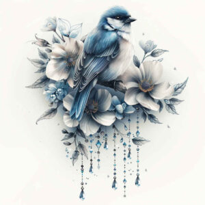 flowing-lines-bird-tattoo – tattoo design ideas free ai generated – neotraditional-dynamic-color – for-spine – Gallery: other-birds-inkby-ai