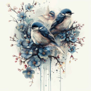 forest-bird-tattoo – tattoo design ideas free ai generated – realism-surface-complexity – for-upper-thigh – Gallery: other-birds-inkby-ai