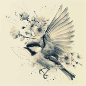 freedom-bird-tattoo – tattoo design ideas free ai generated – neotraditional-solid-blacks – for-lower-chest – Gallery: other-birds-inkby-ai