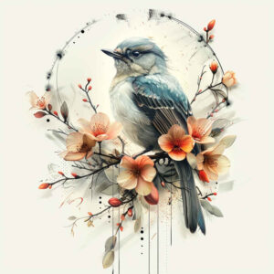 motion-bird-tattoo – tattoo design ideas free ai generated – realism-high-fidelity – for-biceps – Gallery: other-birds-inkby-ai