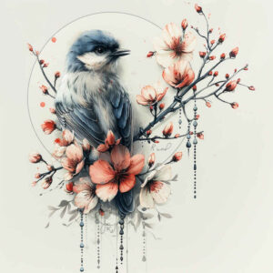 mystical-bird-tattoo – tattoo design ideas free ai generated – surrealism-enigmatic-light – for-hand – Gallery: other-birds-inkby-ai