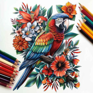 natural-look-bird-tattoo – tattoo design ideas free ai generated – neotraditional-refined-lines – for-chest – Gallery: other-birds-inkby-ai