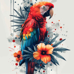 ornamental-bird-tattoo – tattoo design ideas free ai generated – realism-focal-blur – for-side – Gallery: other-birds-inkby-ai