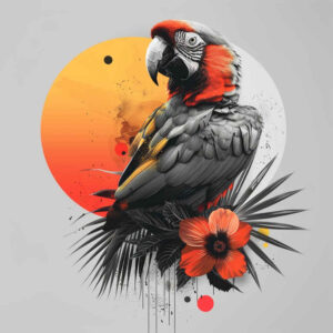 ornamental-feather-bird-tattoo – tattoo design ideas free ai generated – neotraditional-layered-color – for-wrist – Gallery: other-birds-inkby-ai