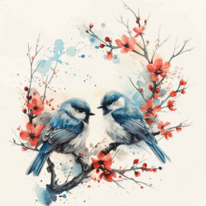 shaded-bird-tattoo – tattoo design ideas free ai generated – neotraditional-bold-highlights – for-heel – Gallery: other-birds-inkby-ai
