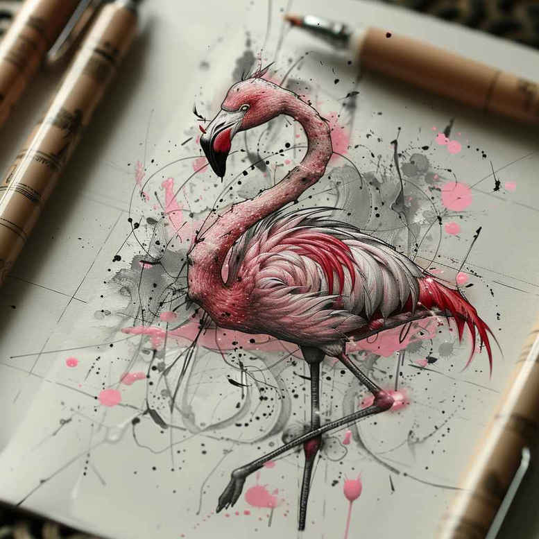 shaded-bird-tattoo – tattoo design ideas free ai generated – surrealism-dreamscape – for-inner-arm – Gallery: other-birds-inkby-ai
