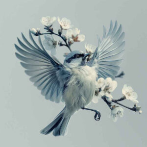 space-bird-tattoo – tattoo design ideas free ai generated – realism-soft-focus – for-scapula – Gallery: other-birds-inkby-ai