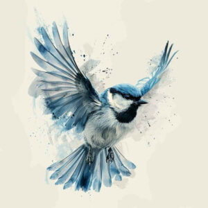 space-bird-tattoo – tattoo design ideas free ai generated – surrealism-whimsical – for-toe – Gallery: other-birds-inkby-ai
