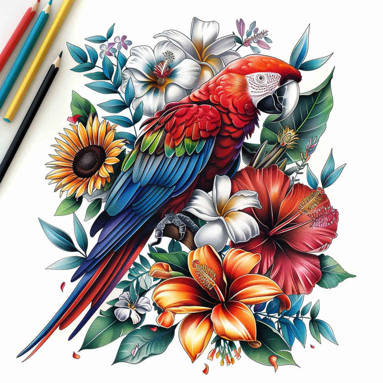 spiritual-bird-tattoo – tattoo design ideas free ai generated – realism-deep-shadows – for-hip – Gallery: other-birds-inkby-ai