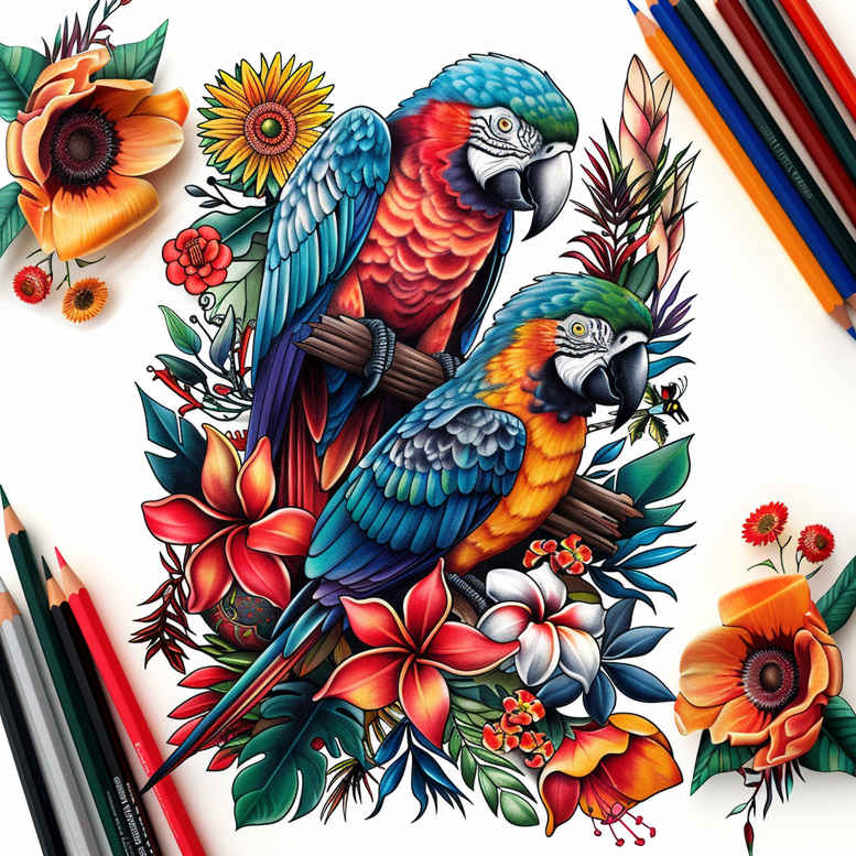symbolic-bird-tattoo – tattoo design ideas free ai generated – realism-clean-background – for-inner-arm – Gallery: other-birds-inkby-ai