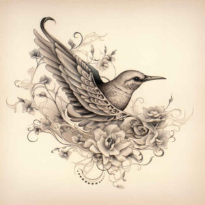 other-birds tattoo design ideas Realism reflective light bird spirit for hip