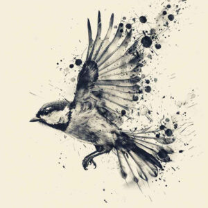 other-birds tattoo design ideas bold color blocks bold lines embodying courage