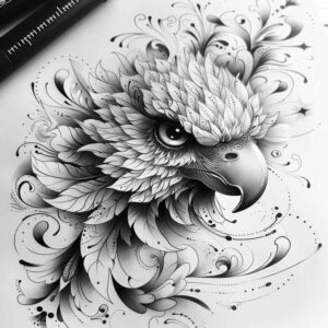 other-birds tattoo design ideas form fidelity bold silhouette symbol of determination
