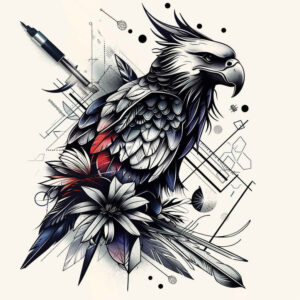other-birds tattoo design ideas layered fill delicate shading for foot