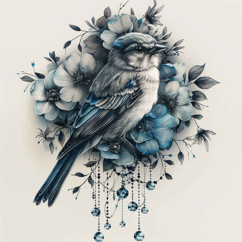 other-birds tattoo design ideas bold motifs delicate shading stands for strength