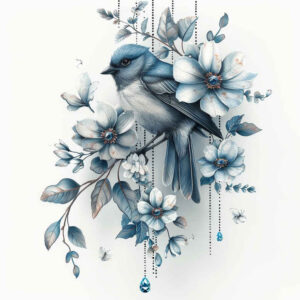 other-birds tattoo design ideas Surrealism distorted reality delicate shading symbol of courage