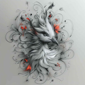 other-birds tattoo design ideas dynamic linework detailed anatomy for side torso
