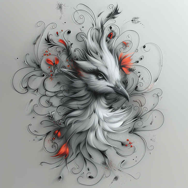 other-birds tattoo design ideas dynamic linework detailed anatomy for side torso
