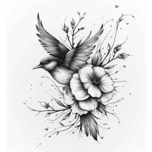 other-birds tattoo design ideas Realism photo-like tattoo detailed eyes symbolising resilience
