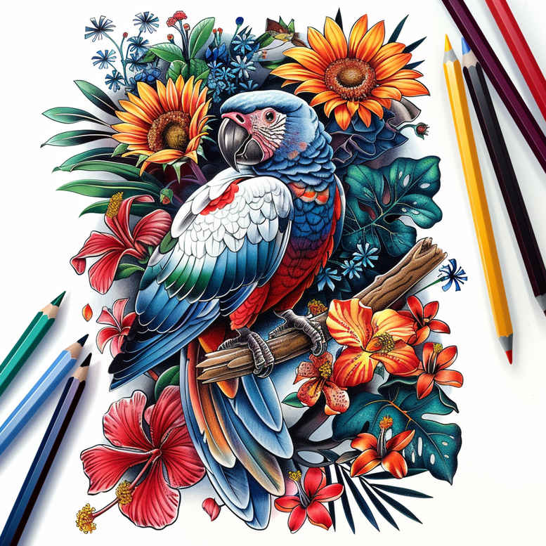 other-birds tattoo design ideas Realism precise anatomy detailed plumage for elbow