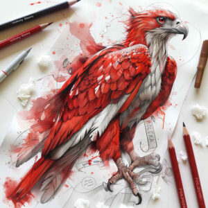 other-birds tattoo design ideas Surrealism translucent layers detailed wings for knee