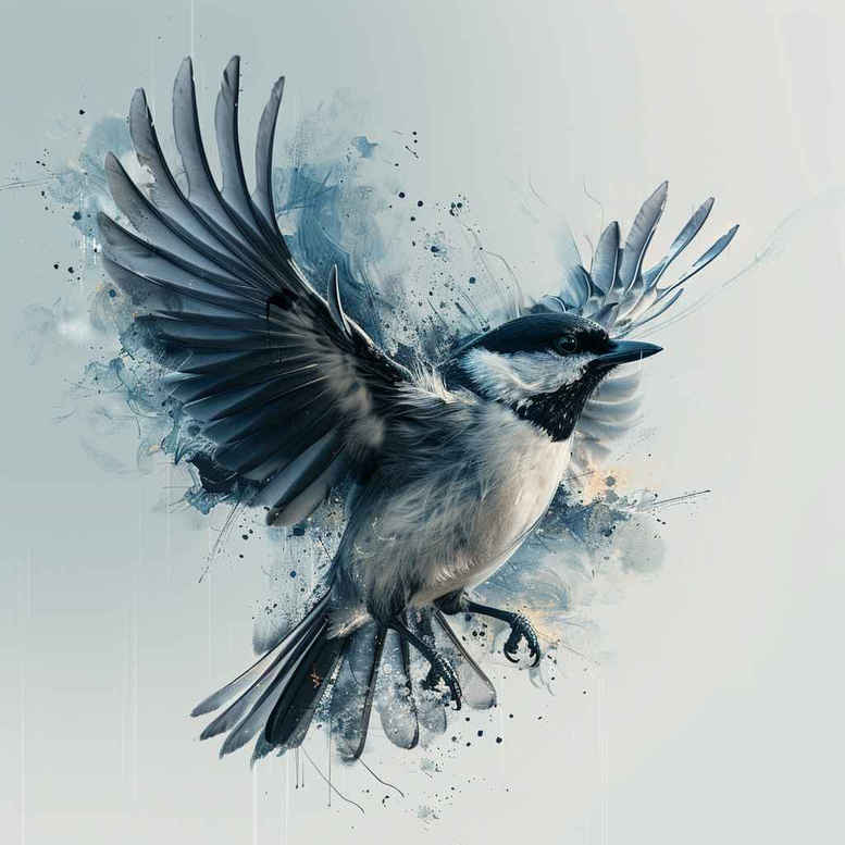 other-birds tattoo design ideas bold outline dynamic pose for stomach