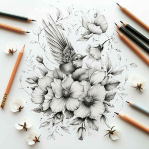 other-birds tattoo design ideas Surrealism ethereal expressive meaning courage