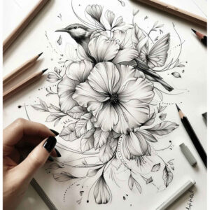 other-birds tattoo design ideas smooth complexion flight motion embodying perseverance