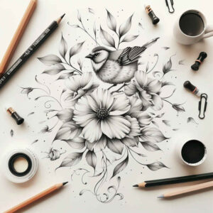 other-birds tattoo design ideas moody layered for arm