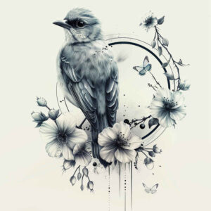 other-birds tattoo design ideas Realism depth realism natural curves shows courage