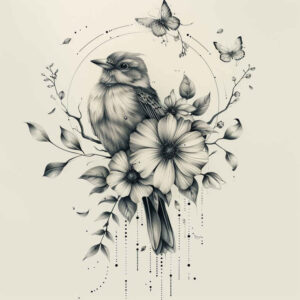 other-birds tattoo design ideas dramatic lighting natural curves strength and power